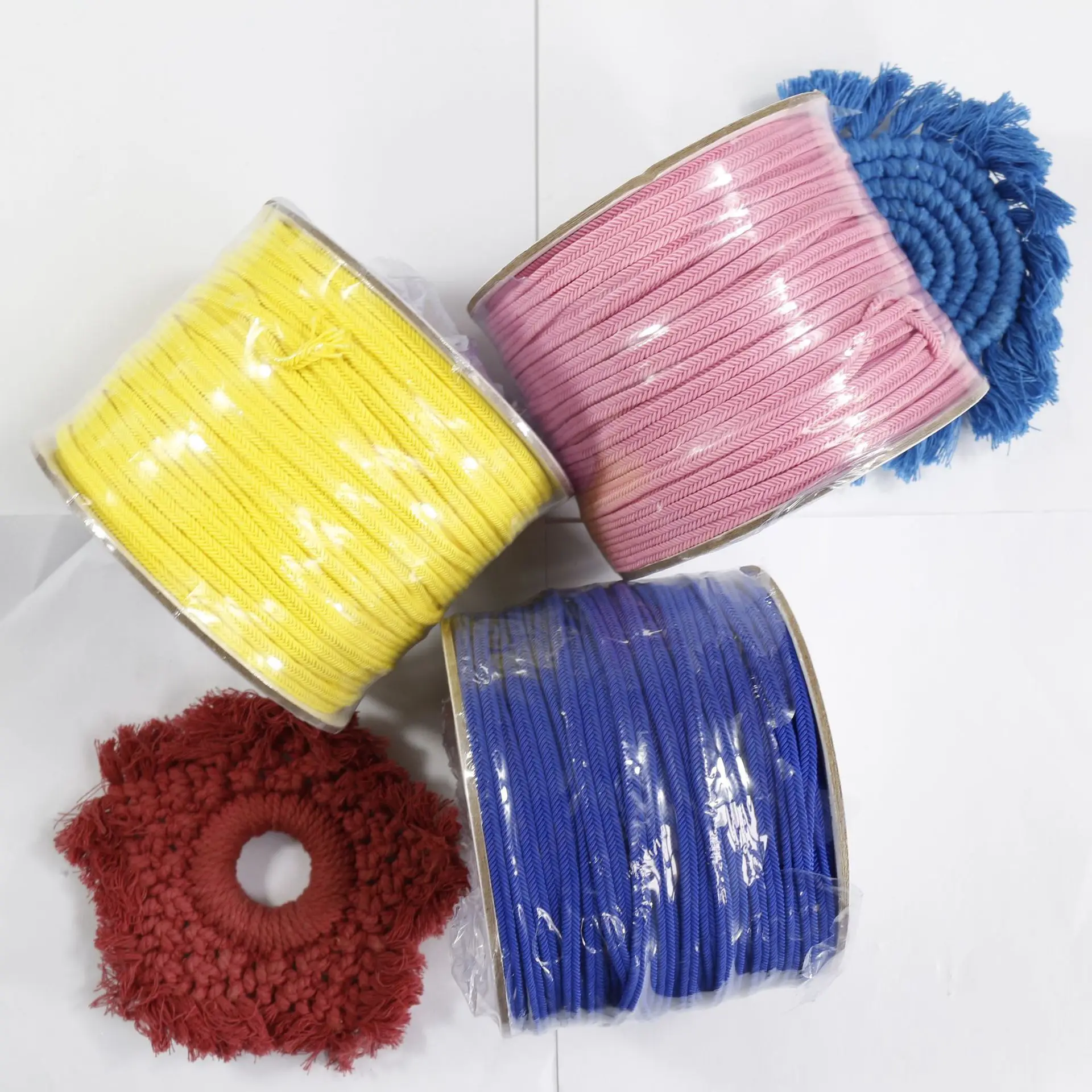 Wholesale High Quality 4mm Wholesale Metallic Braid String Soutache Braided Cord