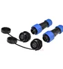 SP16 IP68 waterproof connector male plug & female socket 2/3/4/5/6/7/8/9 pin panel Mount wire cable connector aviation plug