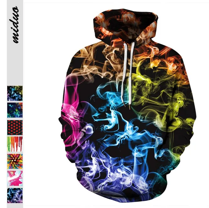 

Wholesale Digital Printing Men's and women's hoodies Long Sleeve Street Style Oversized Hoodie