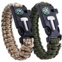 

Wholesale Free Sample Survival 550 LBS Tactical Paracord Bracelet for Outdoor Camping