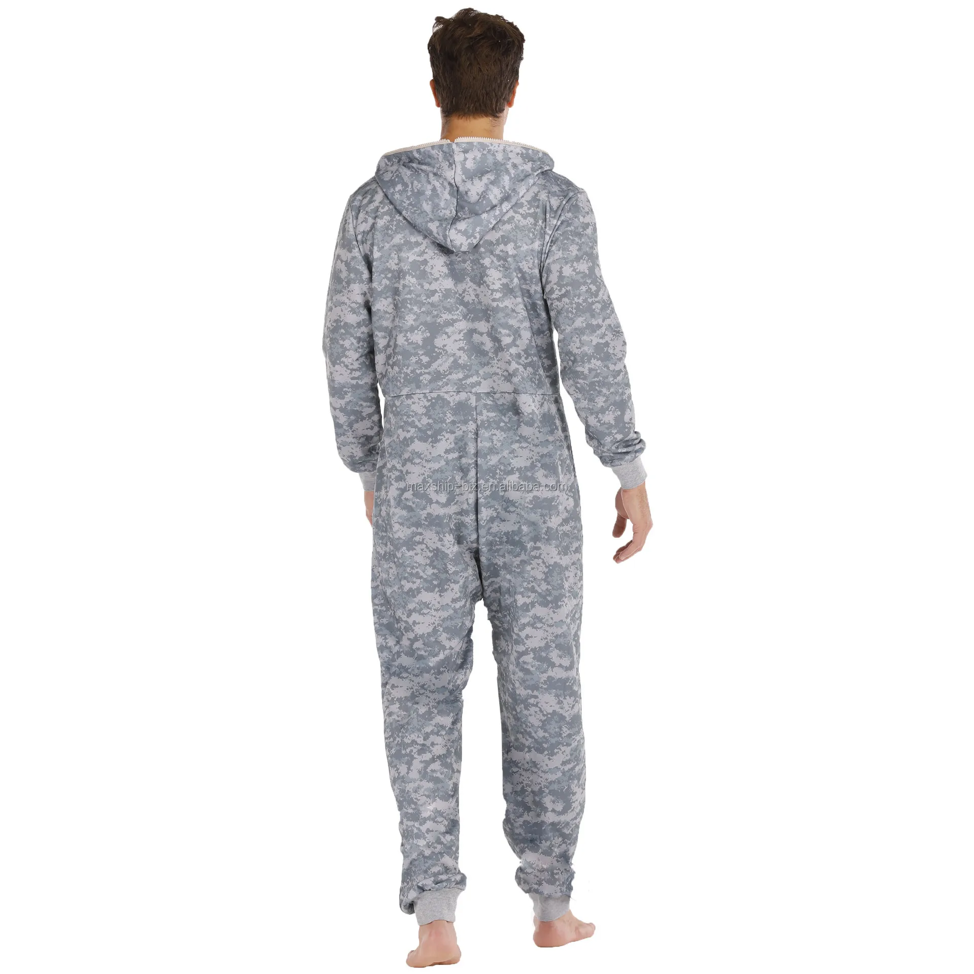 Details about   Mens Full Zip 1Onesie All In One Piece Jumpsuit Hooded Playsuit Romper Tracksuit 