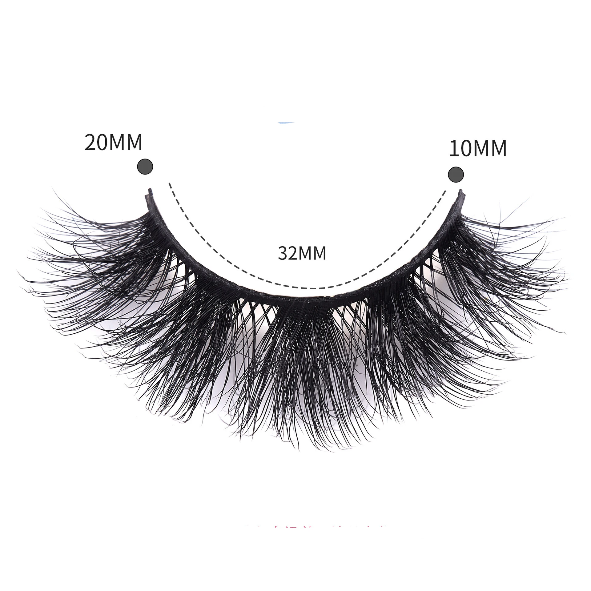 

Own Brand False Fiber 100% Handmade 3d Faux Mink Lashes 3D Silk Eyelashes Custom Eyelash Packaging Hand Made Natural