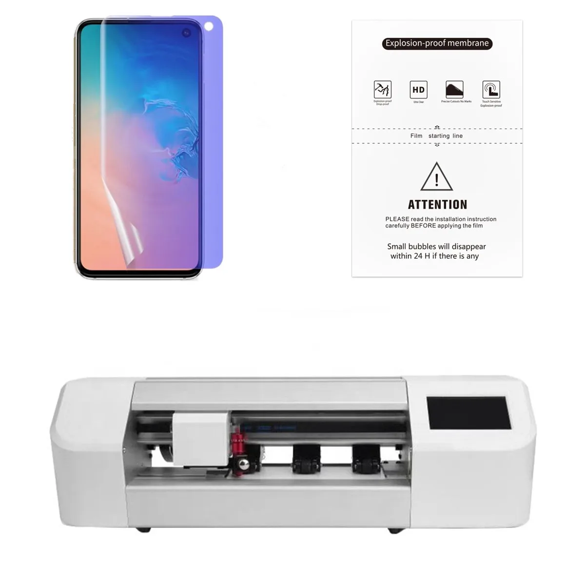 

Anti-blue light Universal Samsung Model Anti-glare TPU Sheet Screen Protector Explosion Proof Hydrogel Film For Cutting Machine