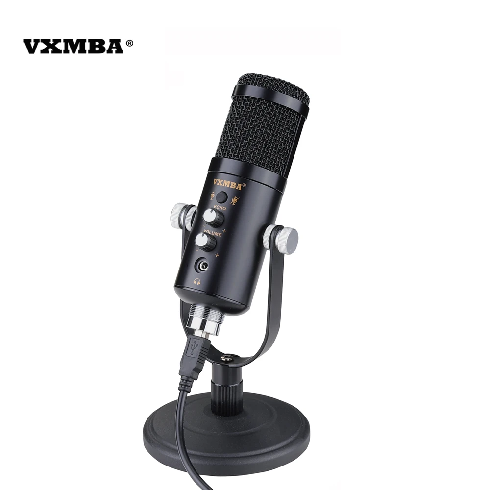 

USB condenser microphone studio singing noise reduction computer games KTV YouTube chat podcast high quality microphone