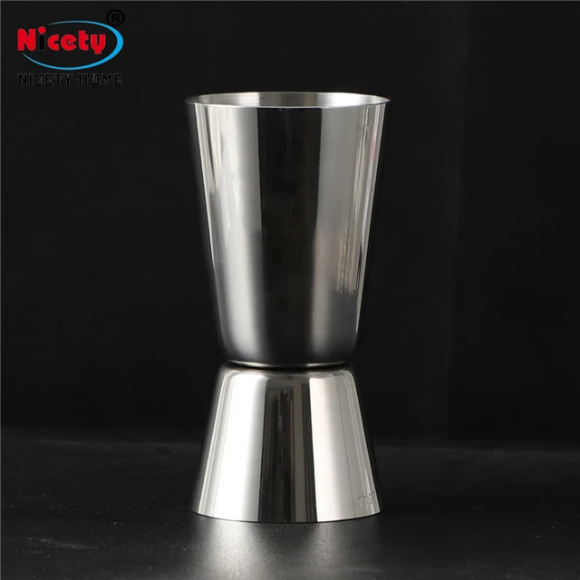 

Stainless steel wine measuring cup drink mixer jigger cup cocktail mixer cup for bar