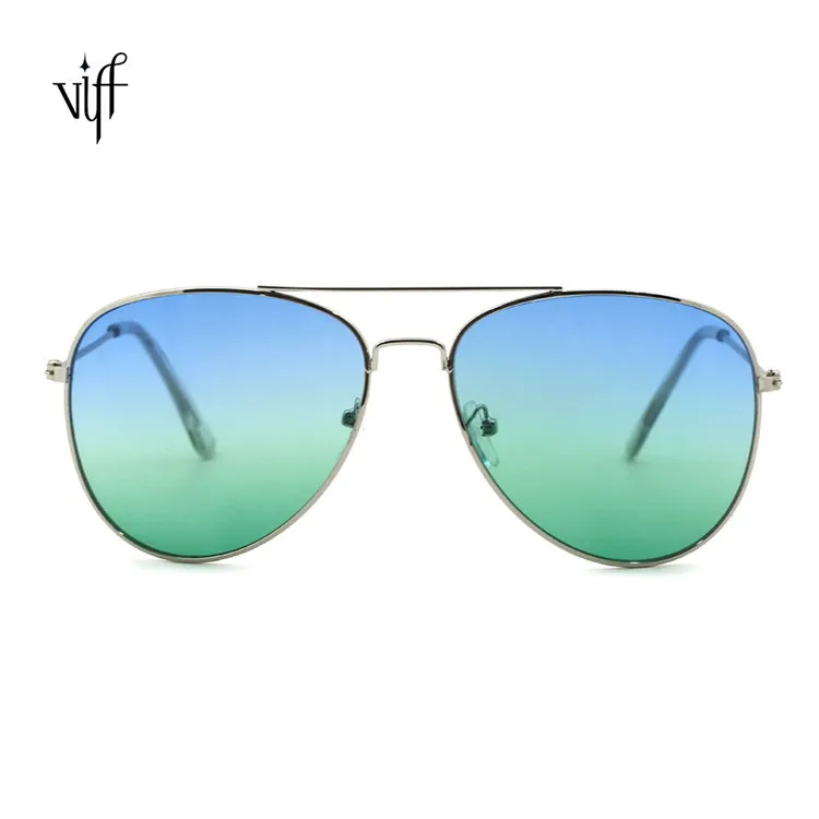 

VIFF HM15148 Classical Metal Aviation Shade Sunglasses Men Women Driving Fishing Pilot Sunglasses