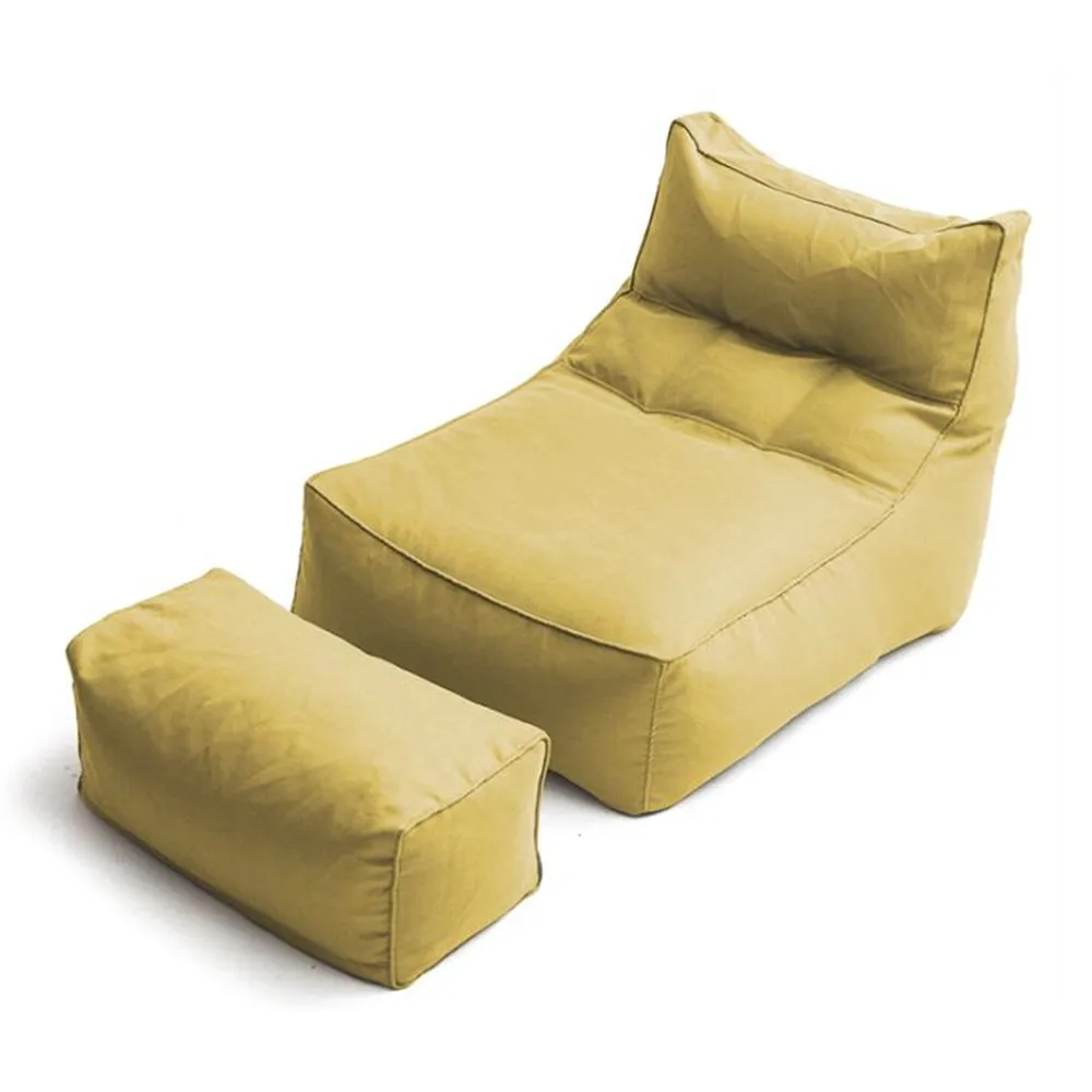 Bean Bag Modern Home Chaise Lounge Sofa With An Ottoman,Bean Bag Chair