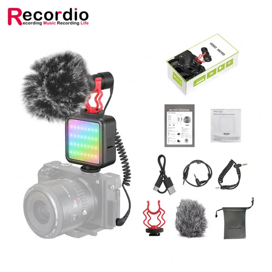 

GAM-MG1 Multifunctional Video Camera External Mic Supercardioid Microphone For Recording Vlog Made In China