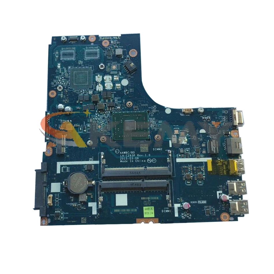 

5B20J22807 LA-C293P B51-35 Mainboard CPU A8-7410 Integrated Graphics Card 100% Test OK For Lenovo laptop motherboard