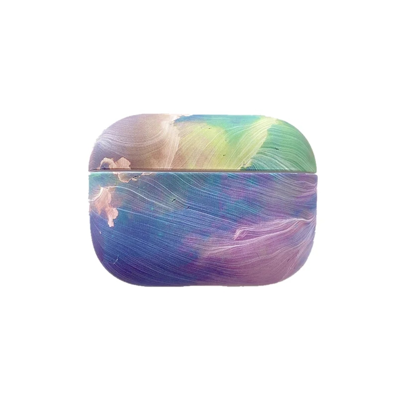 

Internet celebrity color glare generation earphone protective cover anti-fall shell for PC for airpod case, Multiple choices