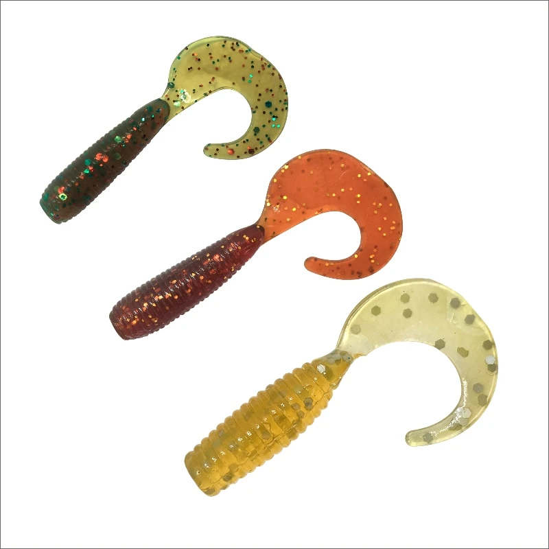 

Silicone Lures Bionic Bait Fishtailing 38mm hollow belly soft lure eel fishing bait artificial soft lure custom, Vavious colors