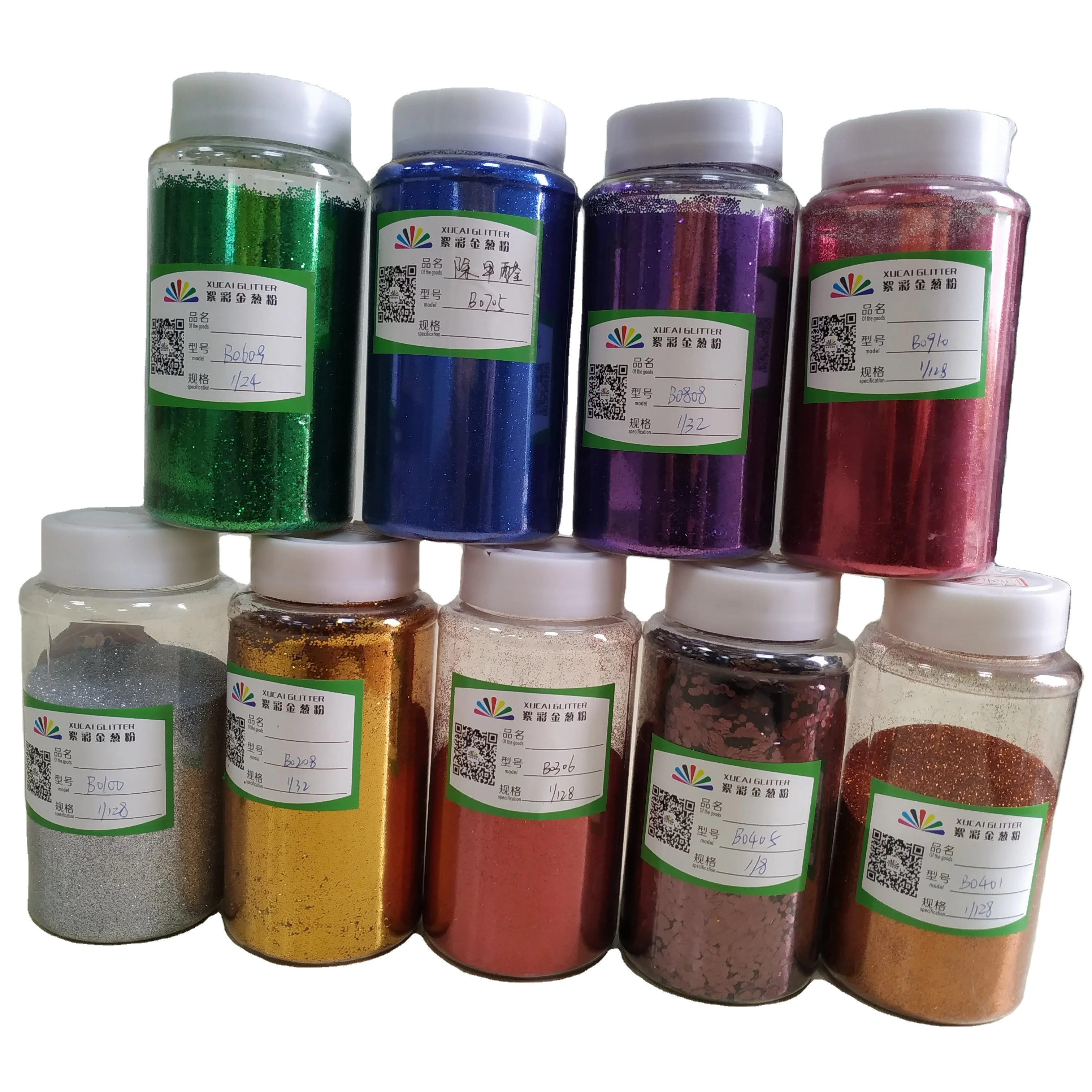Xucai Glitter Fine Crafts Festival Bio Glitter High Temperature Solvent Resistant Wholesale Factory Promotional Party Supplies