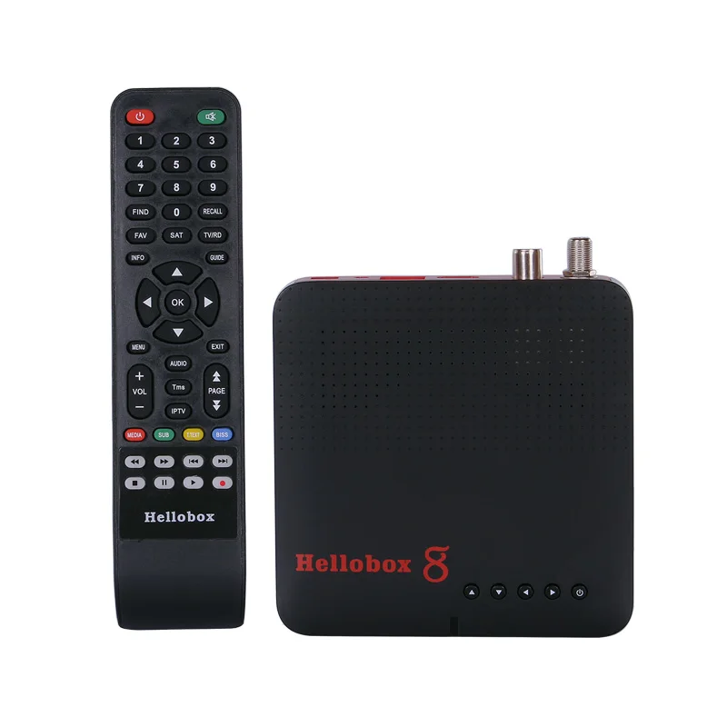 

Hellobox 8 DVB-T2 DVB-S2 Satellite Receiver H.265 DVB-S2X Receptor Auto Biss PowerVu hellobox V5 Plus