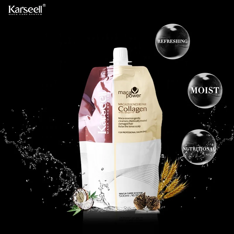 

Karseell factory price maca essence repair collagen hair mask for damaged hair