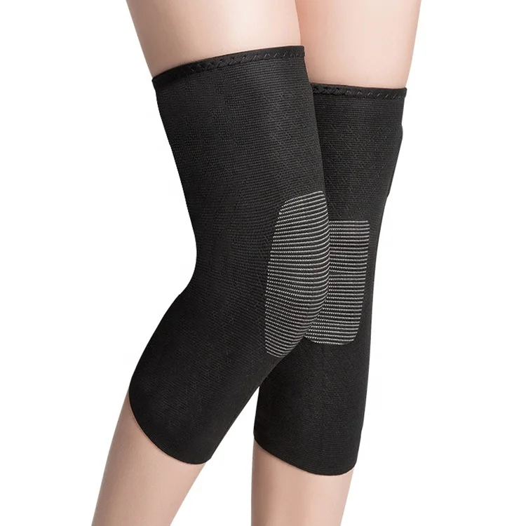 

Amazon hot sale Knee Protector Sports Warm Outdoor Running Professional Basketball Football Dance Knee Protector, Silica gel black,support black