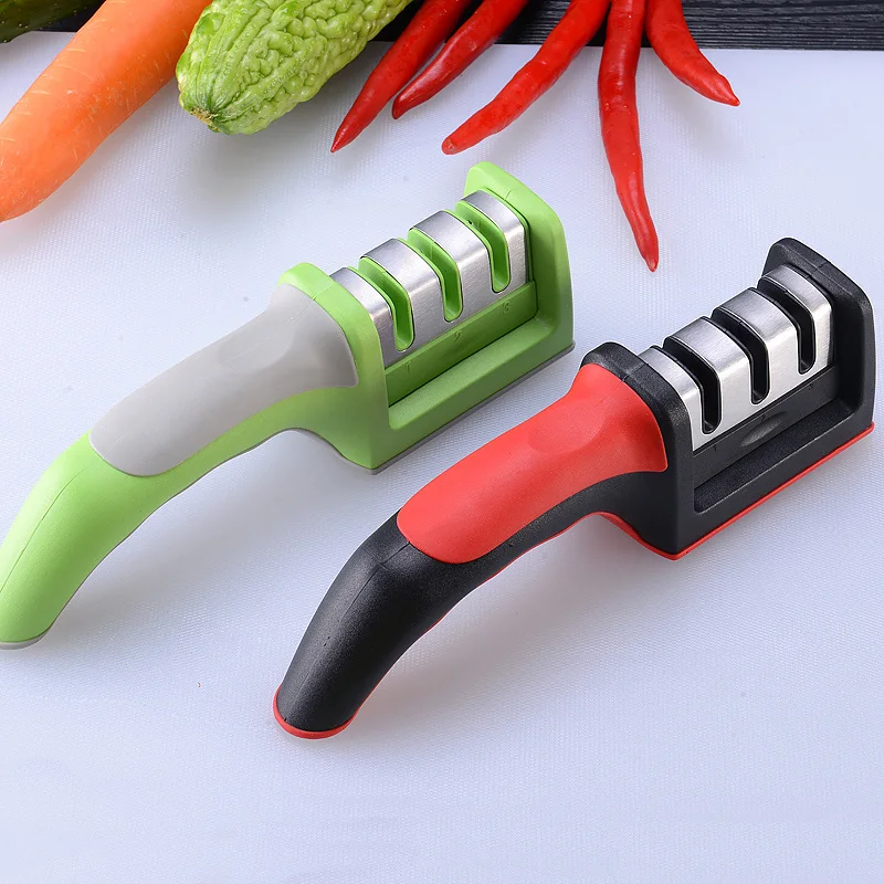 

Professional Factory Direct-Sale Commercial Kitchen Manual Diamond Knife Sharpener, Black
