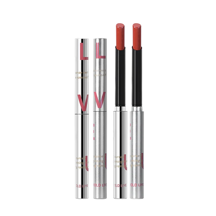 

Matte Lipstick Pen Wholesale Private Label Red Lipstick Rebranding With Slim Tube