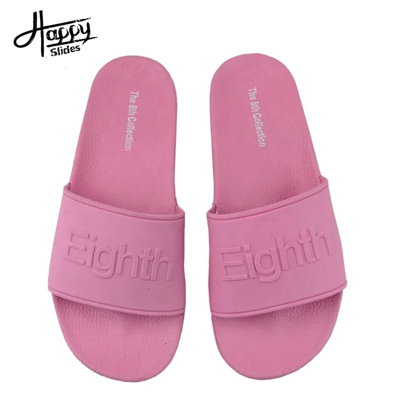 

Happyslides New Flat Sandal For Ladies 2019,Outdoor Comfort Slippers For Women Summer Slide Sandals,Oem Pvc Custom Logo Slides