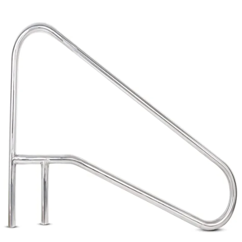 

stainless steel removable handrails swimming pool handrail for handicapped stability., Shiny stainless steel