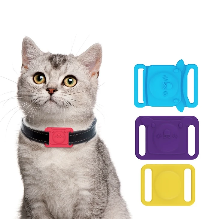 

Multicolor Animal Shape Airtag Case cartoon silicone Waterproof airtag dog case Anti-loss Airtag holder for pet, Multiple colors