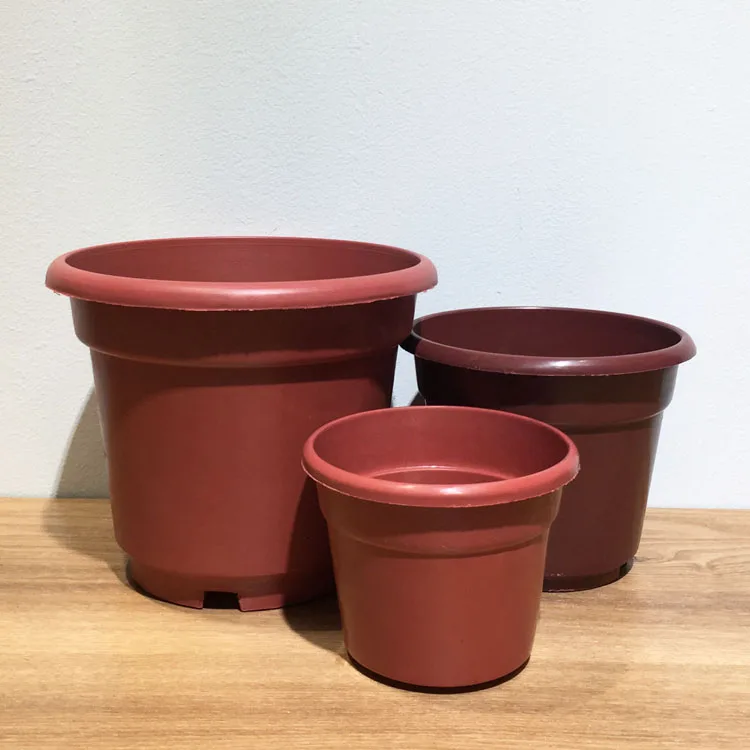 

Yicai Wholesale Anti-Corrosion Brown Outdoor Indoor Balcony Decorative Planter Flower Pot, Customized color