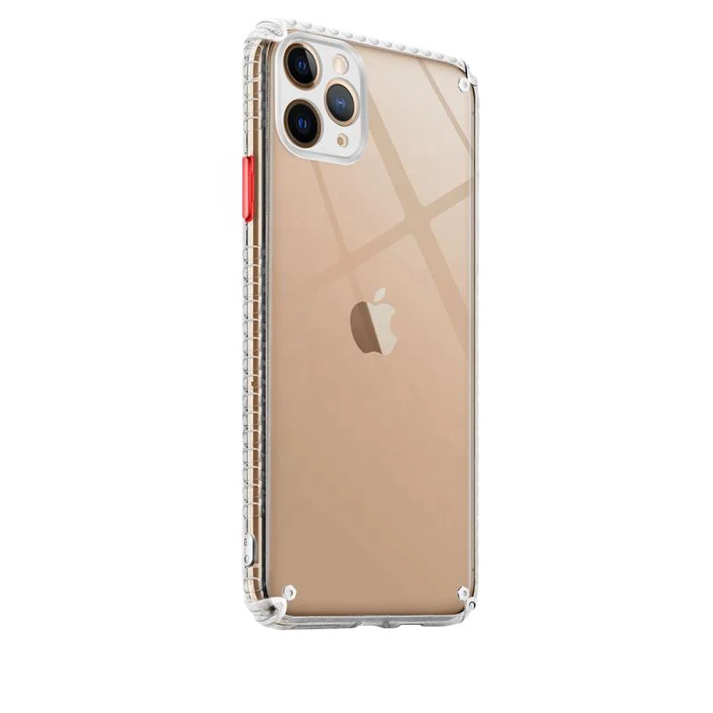 

Flexible Transparent Colorful Soft TPU Universal Full Shockproof smart phone case for iphone 11 pro, 8 colors