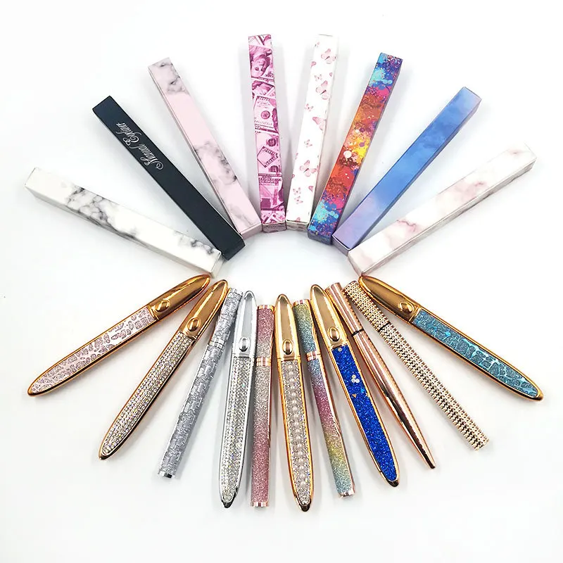 

Wholesale Strip False Eyelash Adhesive Glue Pencil Pen Private Label Eyelash Glue Black Packaging Vegan Black Eyelash Glue Pens