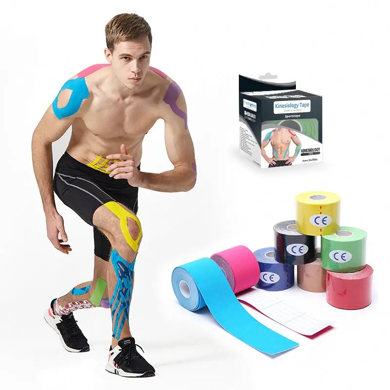 

3D Max Kinesiology Tap Safety Therapy Muscle Tape Physiotherapy Orthopedics Support Cotton Athletes Sport Kinesiology Tap