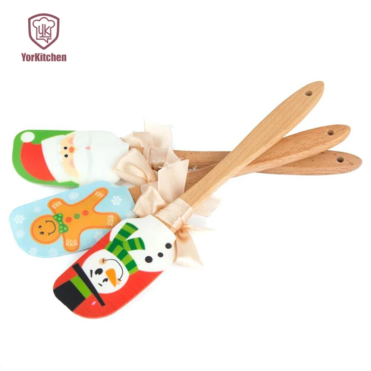 

Christmas Butter Spatula Silicone Spatula Gingerbread man spatula Christmas Tools