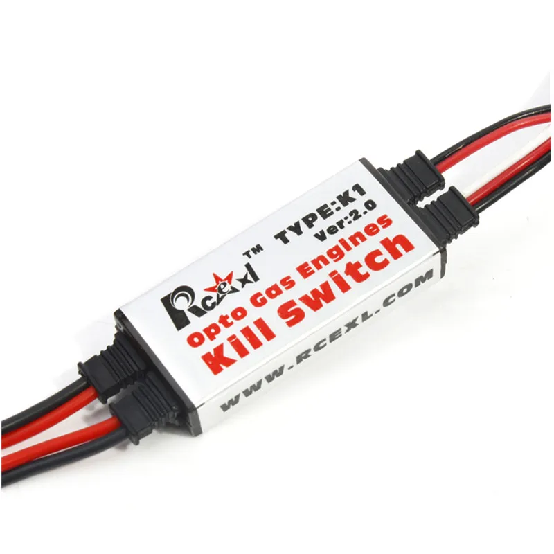 

Rcexl Opto Gas Engines Remote Kill Switch V2.0 for RC Model Gasoline Airplane