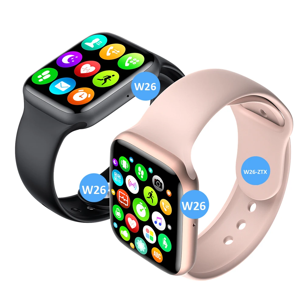

2020 W26 Smart Watch 1.75 Full Screen Touch Control Smart Watch Band W26 Sport Watch Smart Bracelet PK T500