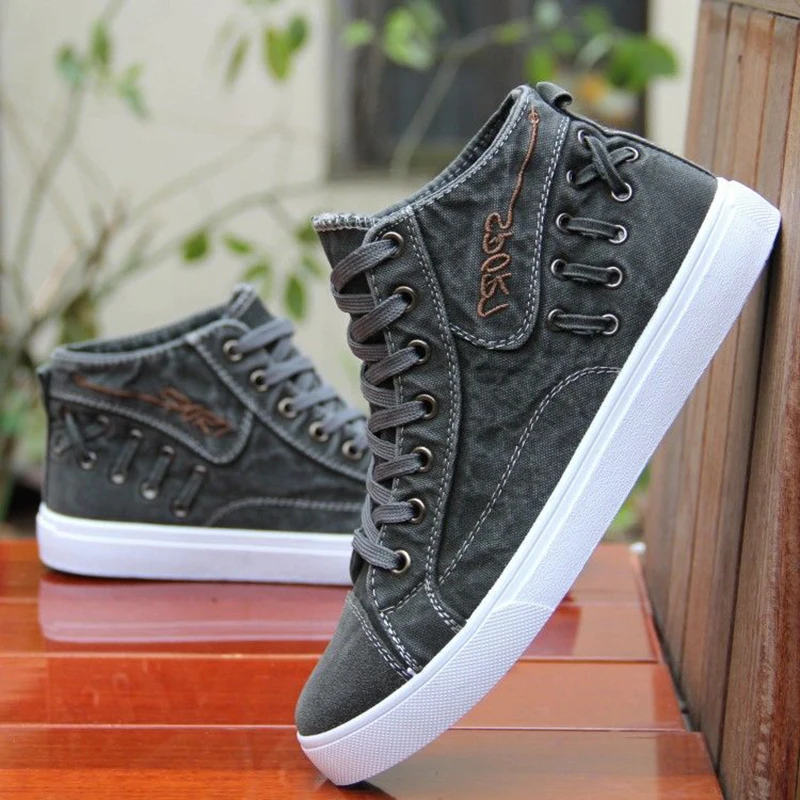 

Factory Price High Quality Classic Casual Shoes Flat Men Trendy Canvas Shoes, As picture or custom