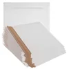 ABC 25 Pack Rigid Paperboard Mailers 6 x 8 . Stay Flat Chipboard Envelopes 6x8. White Photography Mailer. No bend documents, pho