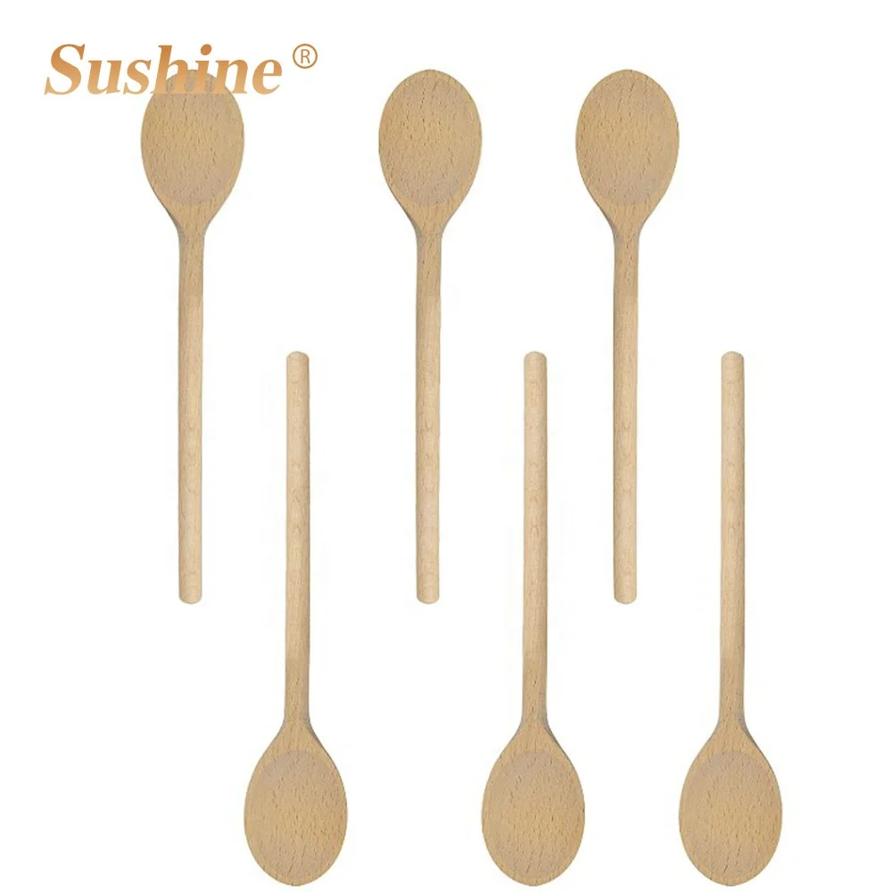 

long handle cheap chef easy to clean wood spoon wholesale, Natural