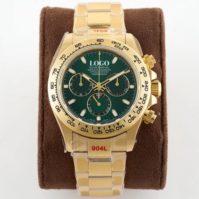 

High-end Watch 7750 Movement 13mm Thickness Timing Function 904L Steel 116508 Timing Function Watch