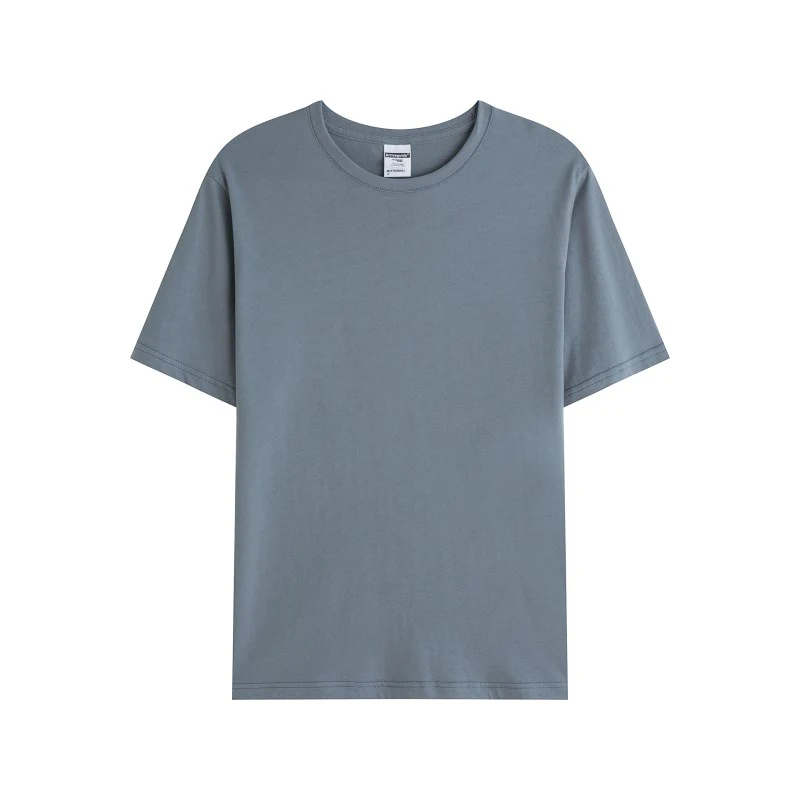 

Customized High End Combed Cotton Blank Solid Color T-Shirt For Young Students With Short Sleeves, Comfortable, Breathable