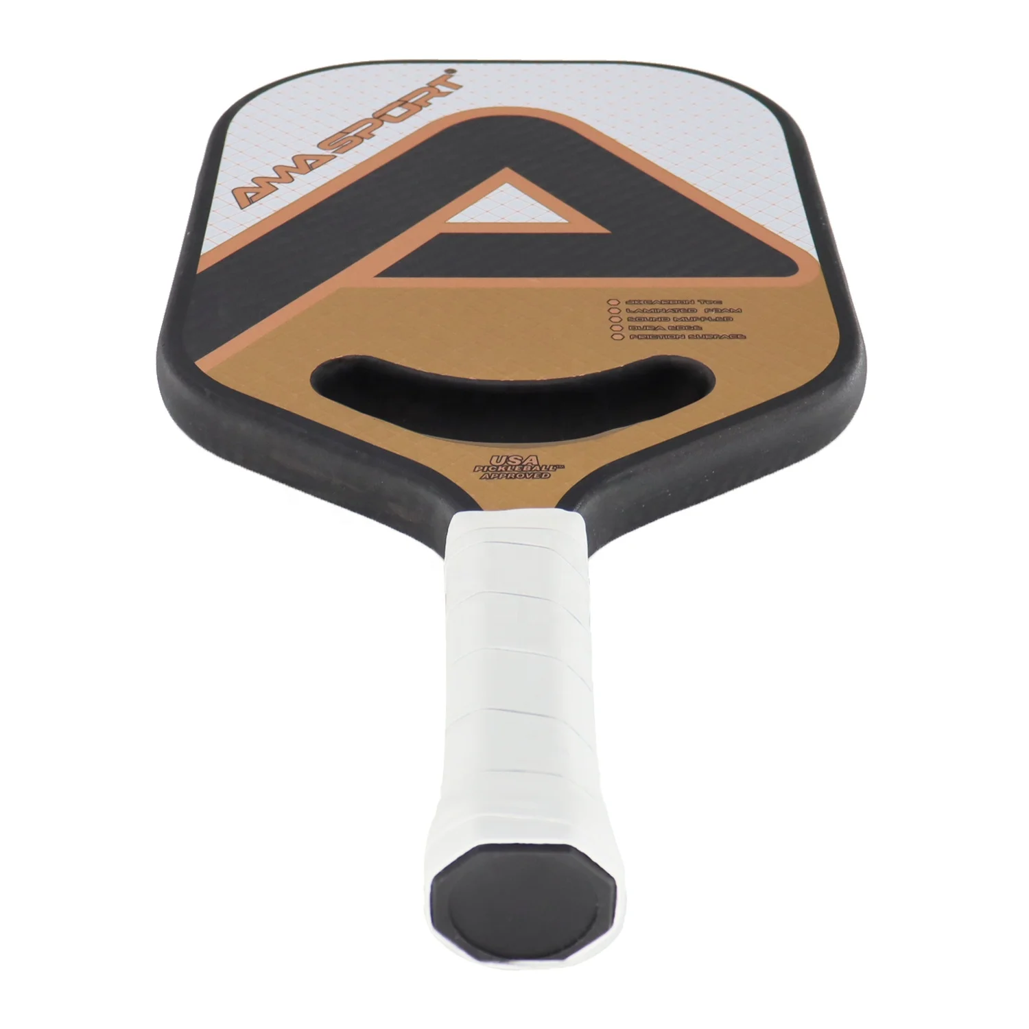 

Custom T700 Carbon Air Dynamic Throat Pickleball Paddle Racket