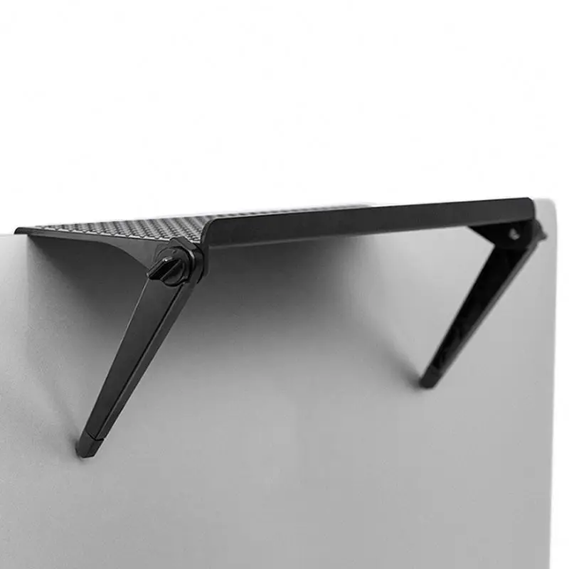 

Wooden display bracket TOLhv desktop keyboard rack, Black/white