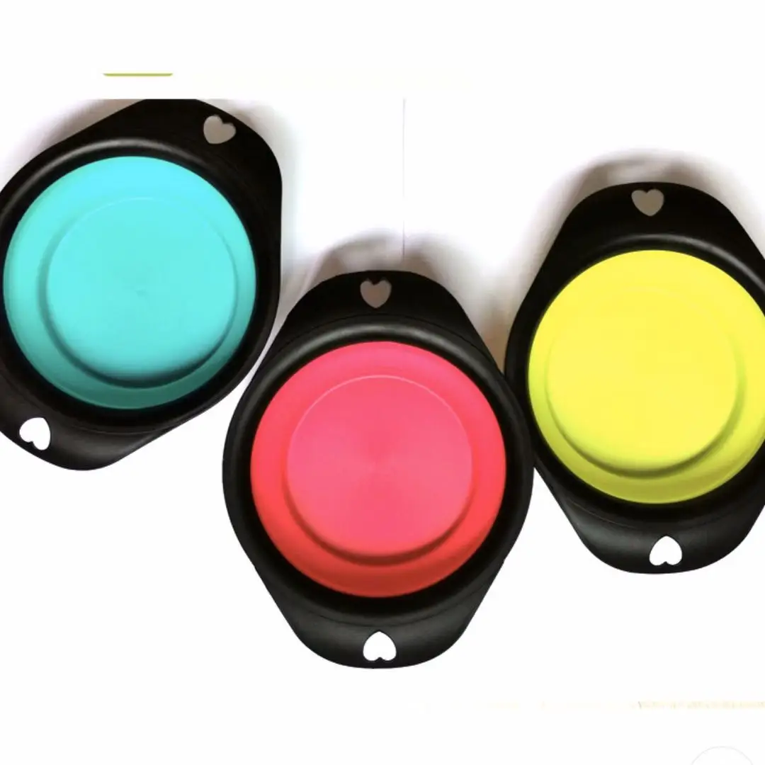 

Outdoor Portable Pet Product Pet Silicone Folding Bowl Pet Drinking Bottle