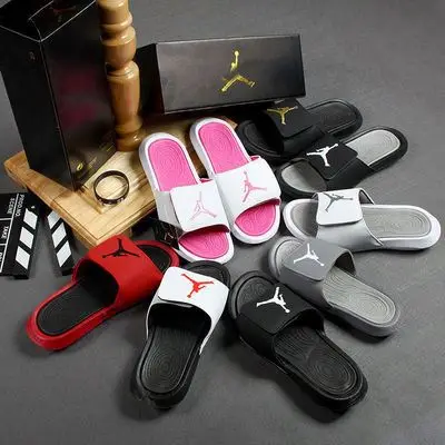 

2021 wholesale luxury designer famous brand zapatillas jordan tenis slippers sports brand slides sandal women, Picture color