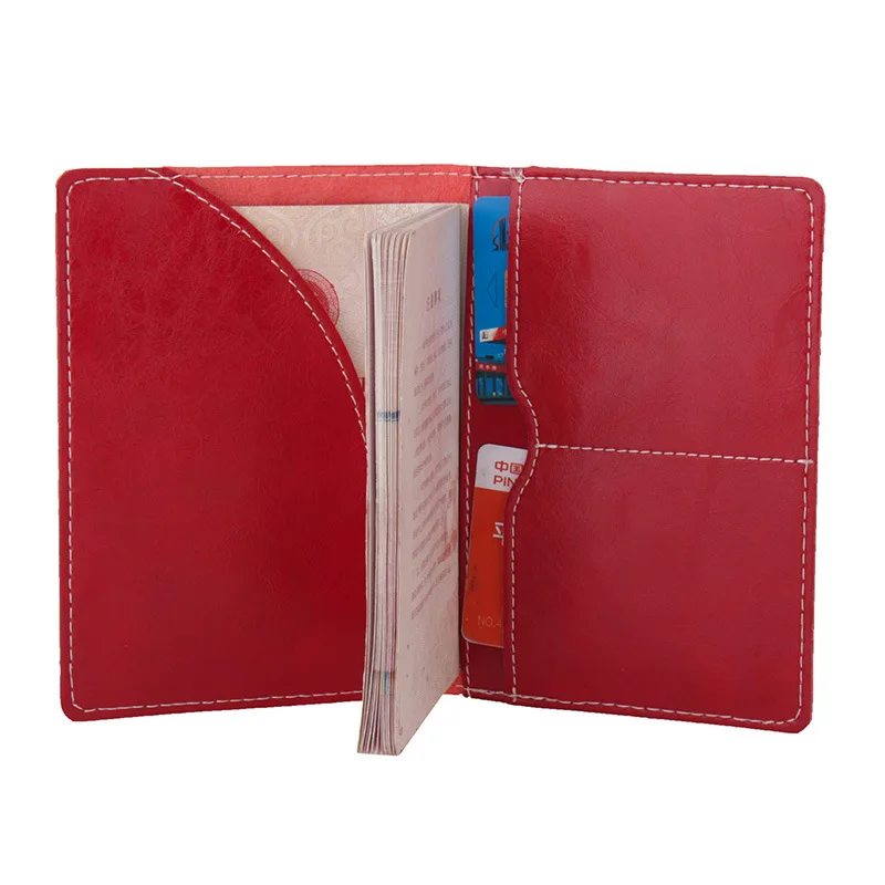 

Microfiber Leather RFID Blocking Sublimation Blank Passport Holder Custom Travel wallet