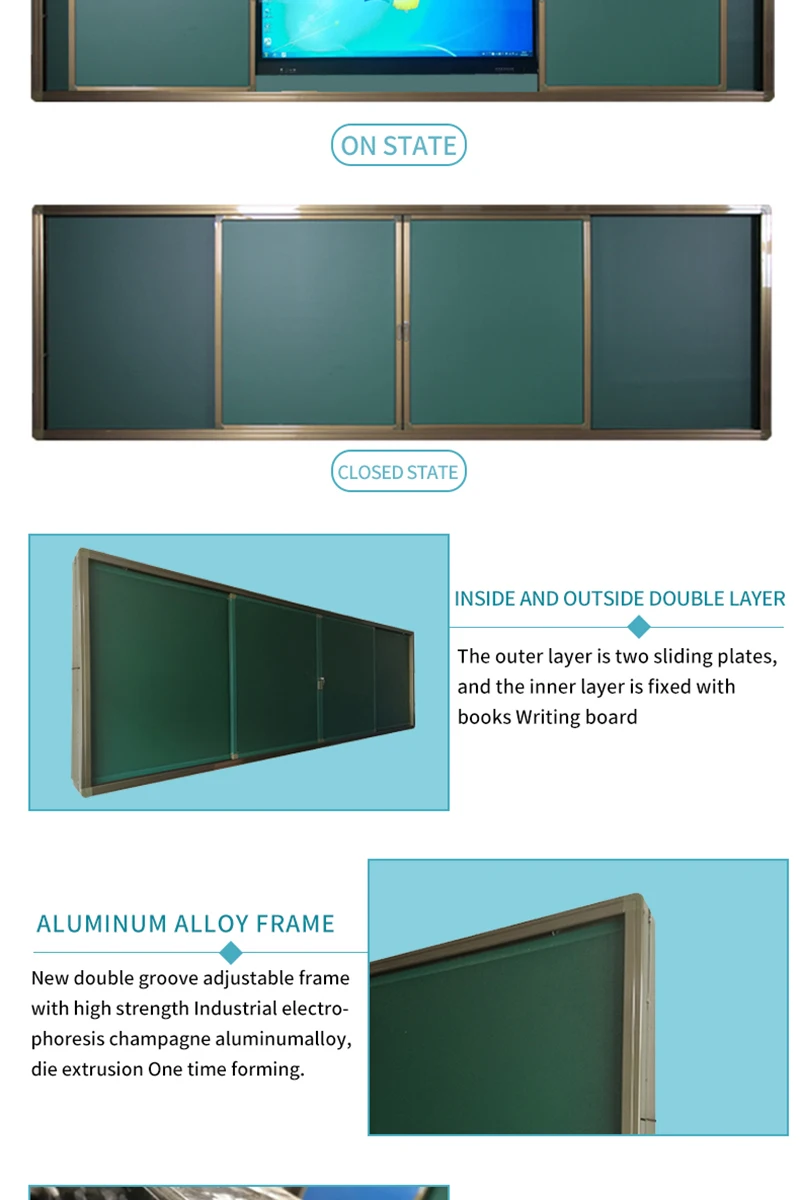 Chalkboard Of Blackboard With Standard Size Used In Classroom Buy