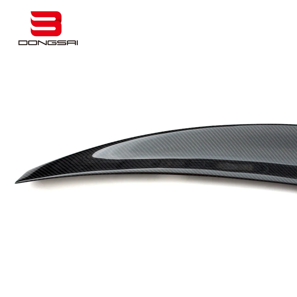 For Audi A4 S4 RS4 B8 B8.5 Add HK Style Rear Trunk Tail Wing Boot Lip Ducktail Spoiler 2007+