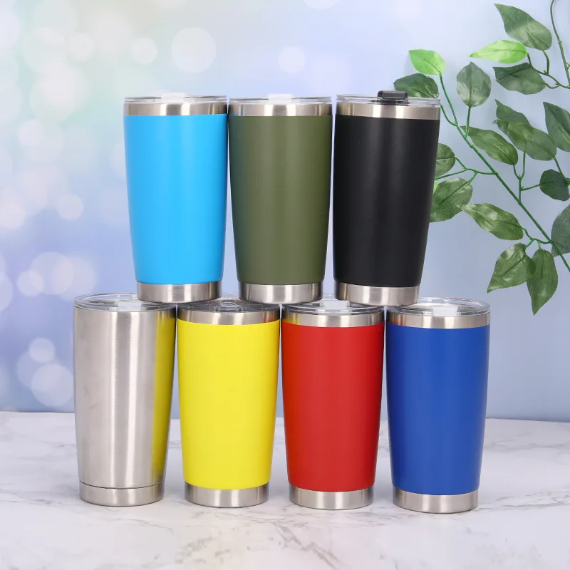 

20 OZ Vacuum Double Wall Insulation Travel Mug Coffee Tumbler Insulated Stainless Steel Thermal Cup