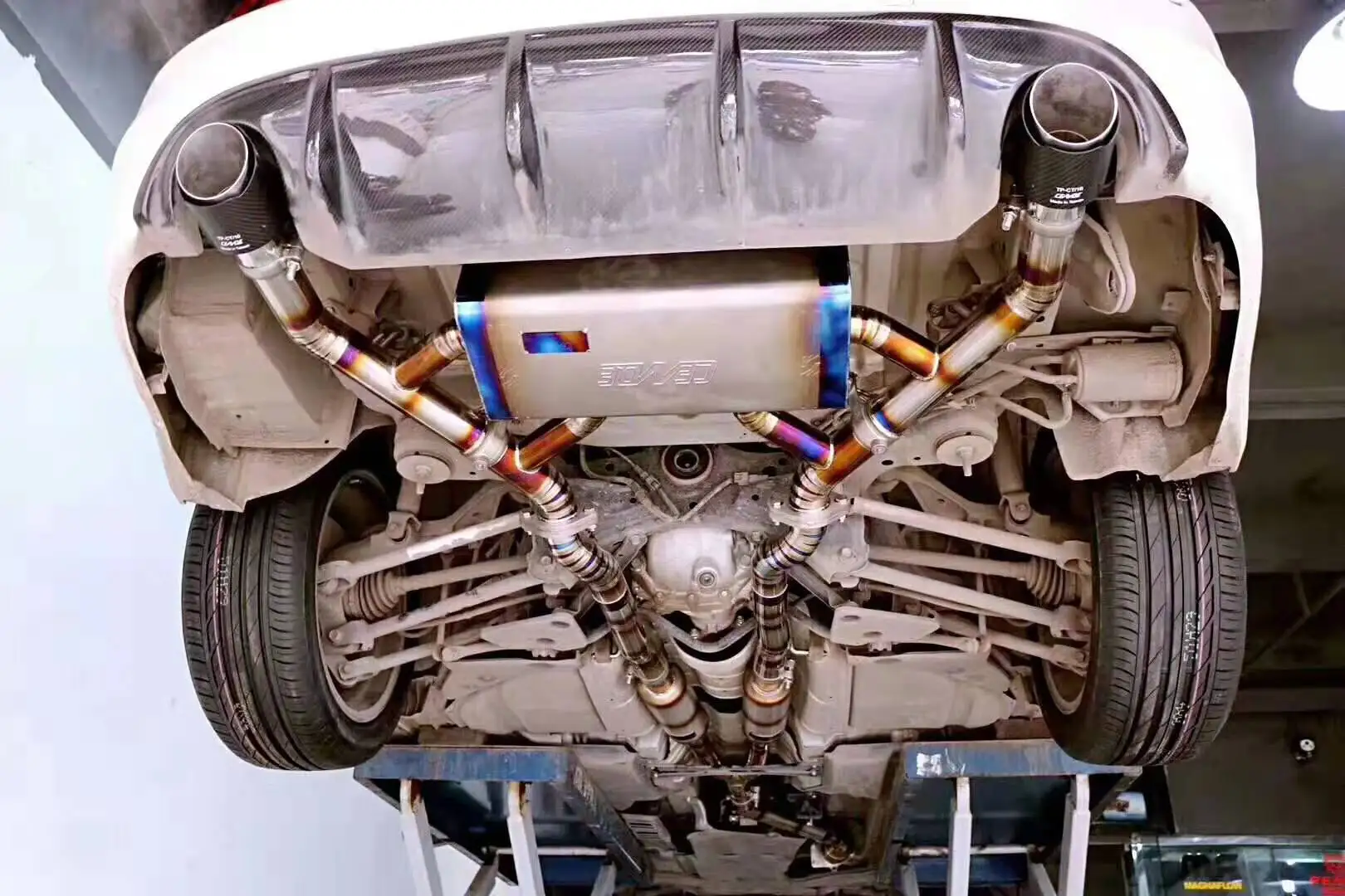 Cende Racing Car Parts Titanium Exhaust Tips For Infiniti Q50 2014 To 2019 Buy Q50 Exhaust