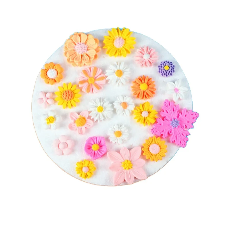 

Fondant decorative silicone mold Chrysanthemum Silicone Cake Mold Baking tools diy glue mold