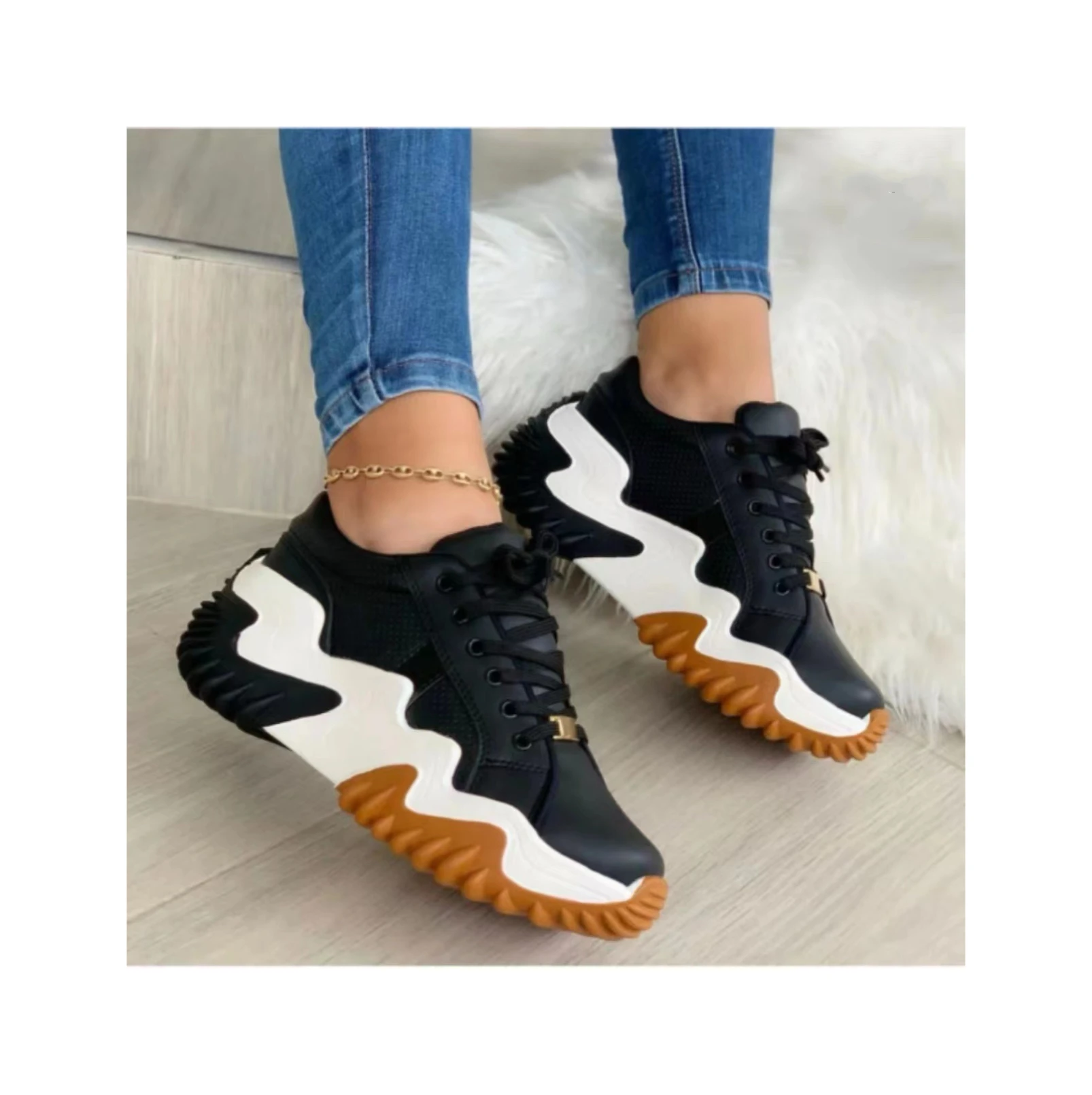 

2023 New Fashion Casual platform casual Dad Shoes sneakers for Women walking sneakers