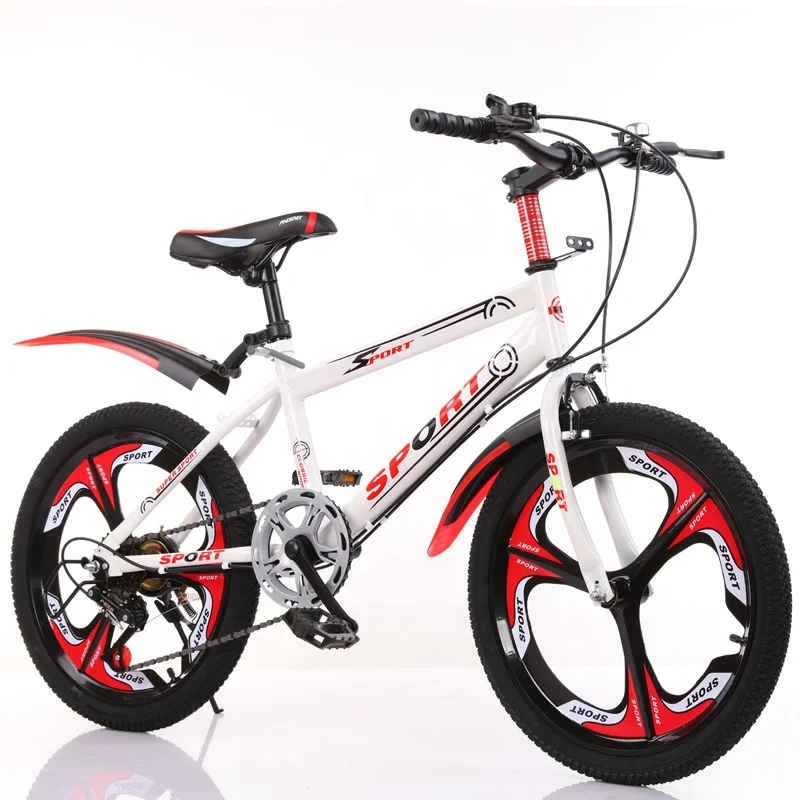 

Factory Wholesale Price Children's Variable Speed Mountain Bicycle Bike 16 to 24 Inch Cycling For Kids, White red/white blue/black red