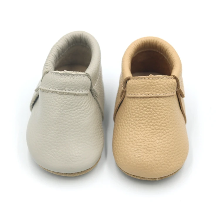 

Anti Slip Outsole Genuine Leather High Cover Baby Moccs, Multi colors
