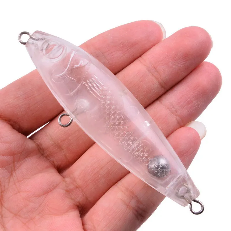 

Jetshark 9cm 11.18g Floating Fishing Pencil Bait Artificial Fishlures Transparent Unpainted Lure Blank